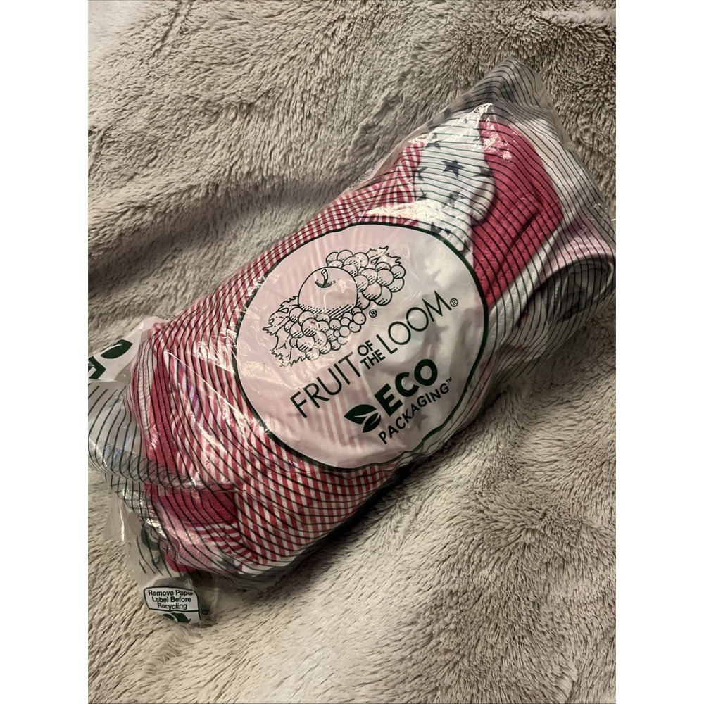 Fruit Of The Loom Girls Panties 14 Pack Size 12 In Eco Packaging New Pink